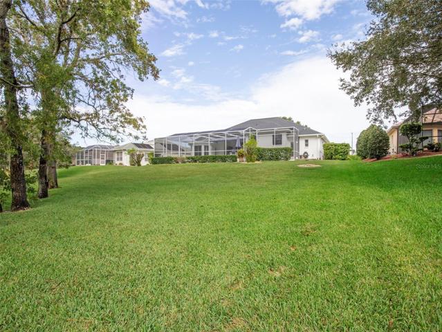 Rear view of home