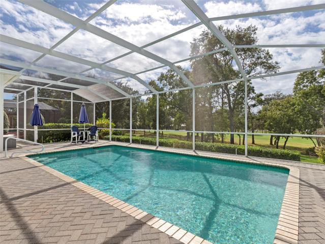 Heated pool with screened lanai