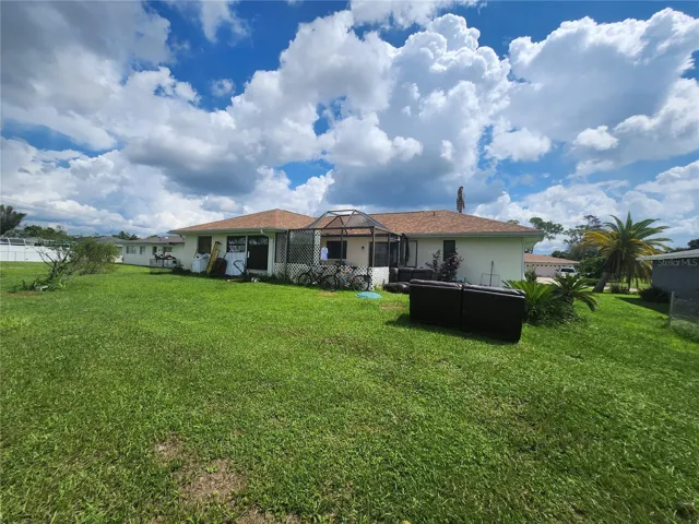 large backyard