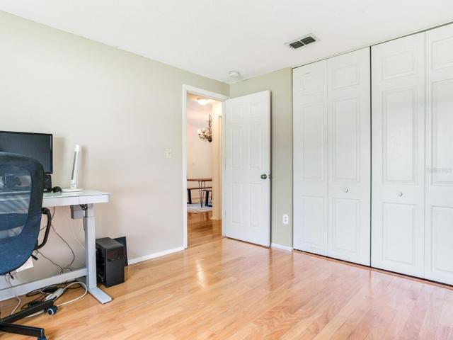 Office or third bedroom with large closet