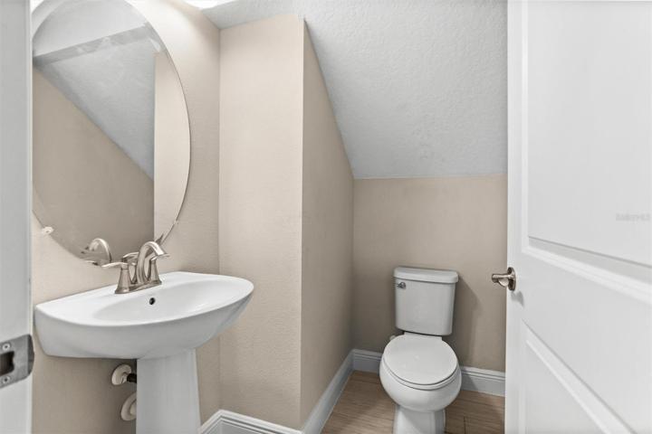 Half Bath under stairs