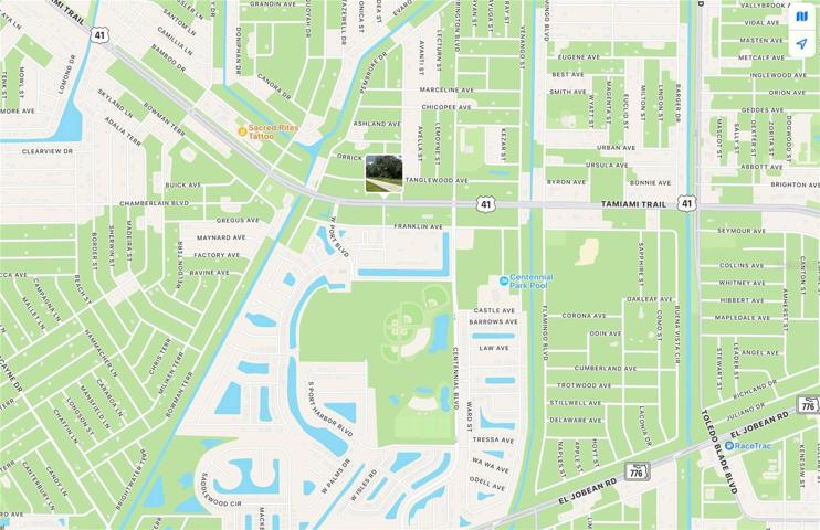 Map location.