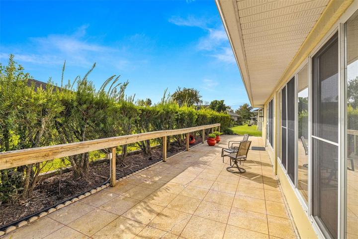 LOW MAINTENANCE OUTDOOR AREA!