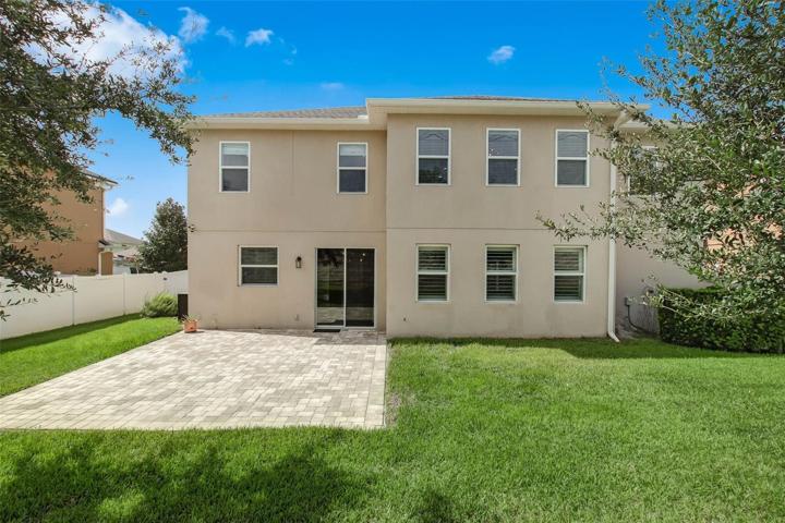 Exterior Rear and Yard-Center View