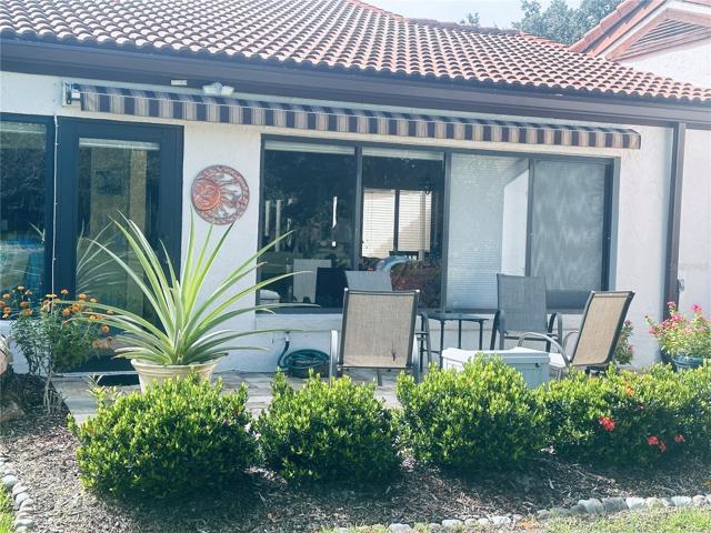 BACK PATIO ON GOLF COURSE