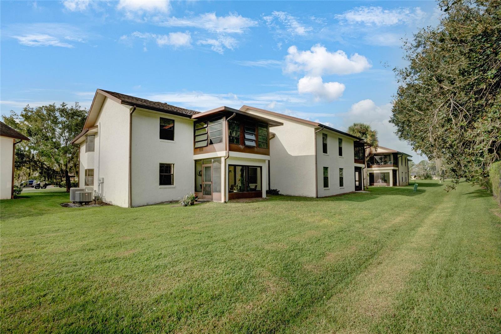 Back of property