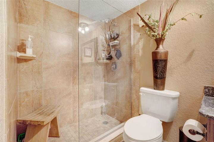 Master Bathroom has walk-in shower