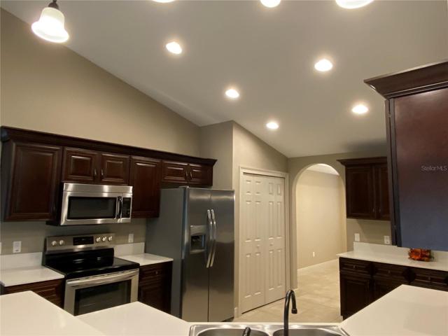 View of kitchen from family room