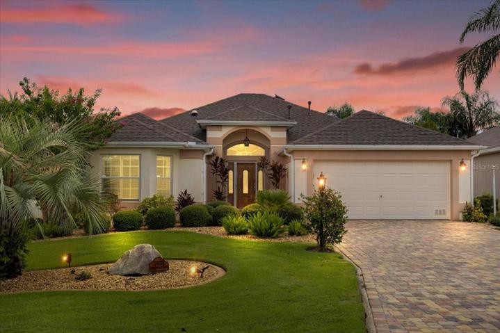 Front of House in Twilight