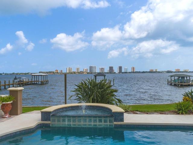 Pool overlooking the waterfront