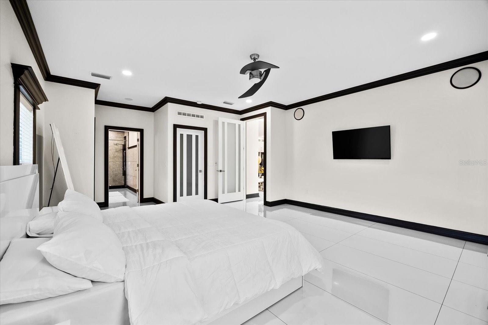 First floor primary bedroom