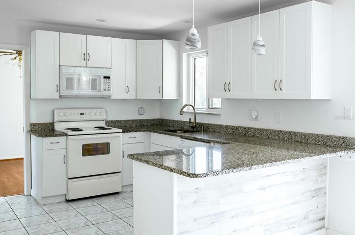 solid granite counters