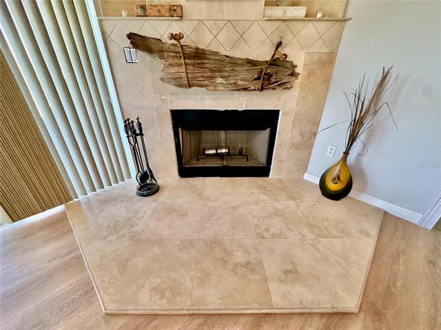A bonus in this home is the fireplace.  There will be many cool nights during our winter months that this come in very handy and a welcome.