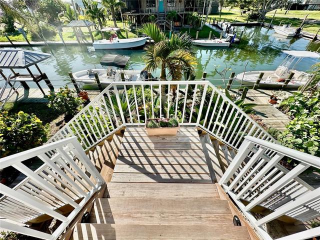 New decking and Aluminum rails.  You are literally, just steps away from your boat!