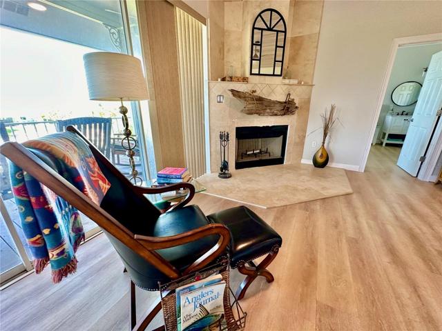 The perfect spot to curl up and finish that book you started on the front porch!