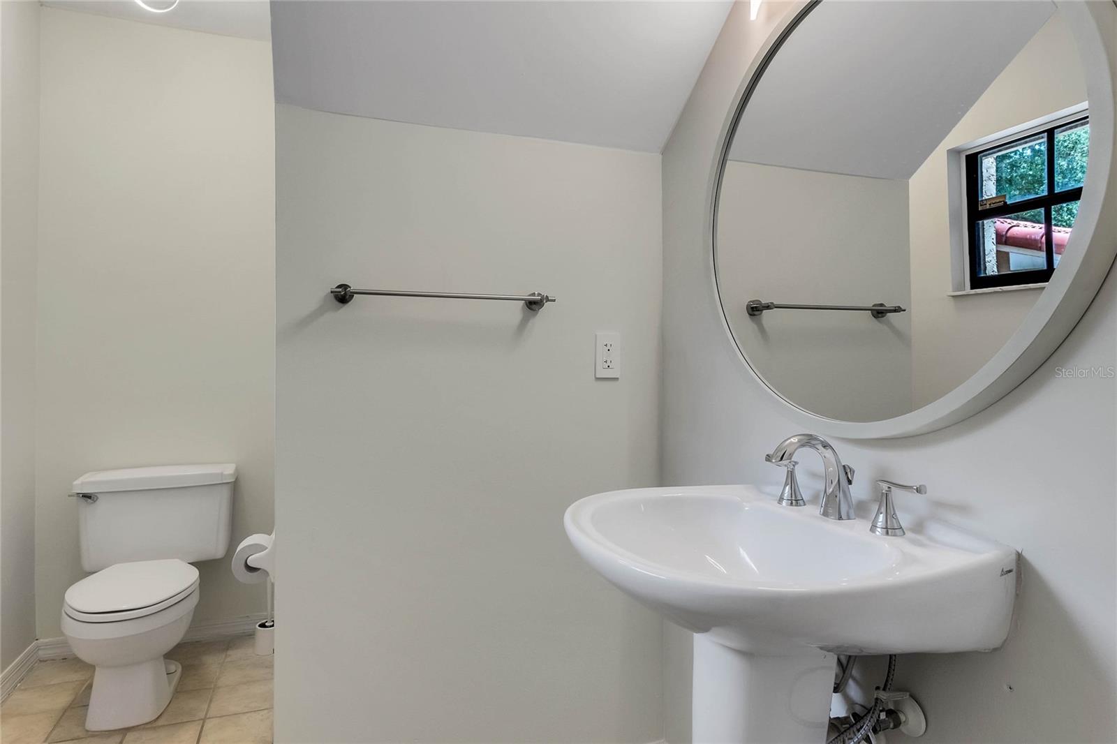 Downstairs half bath
