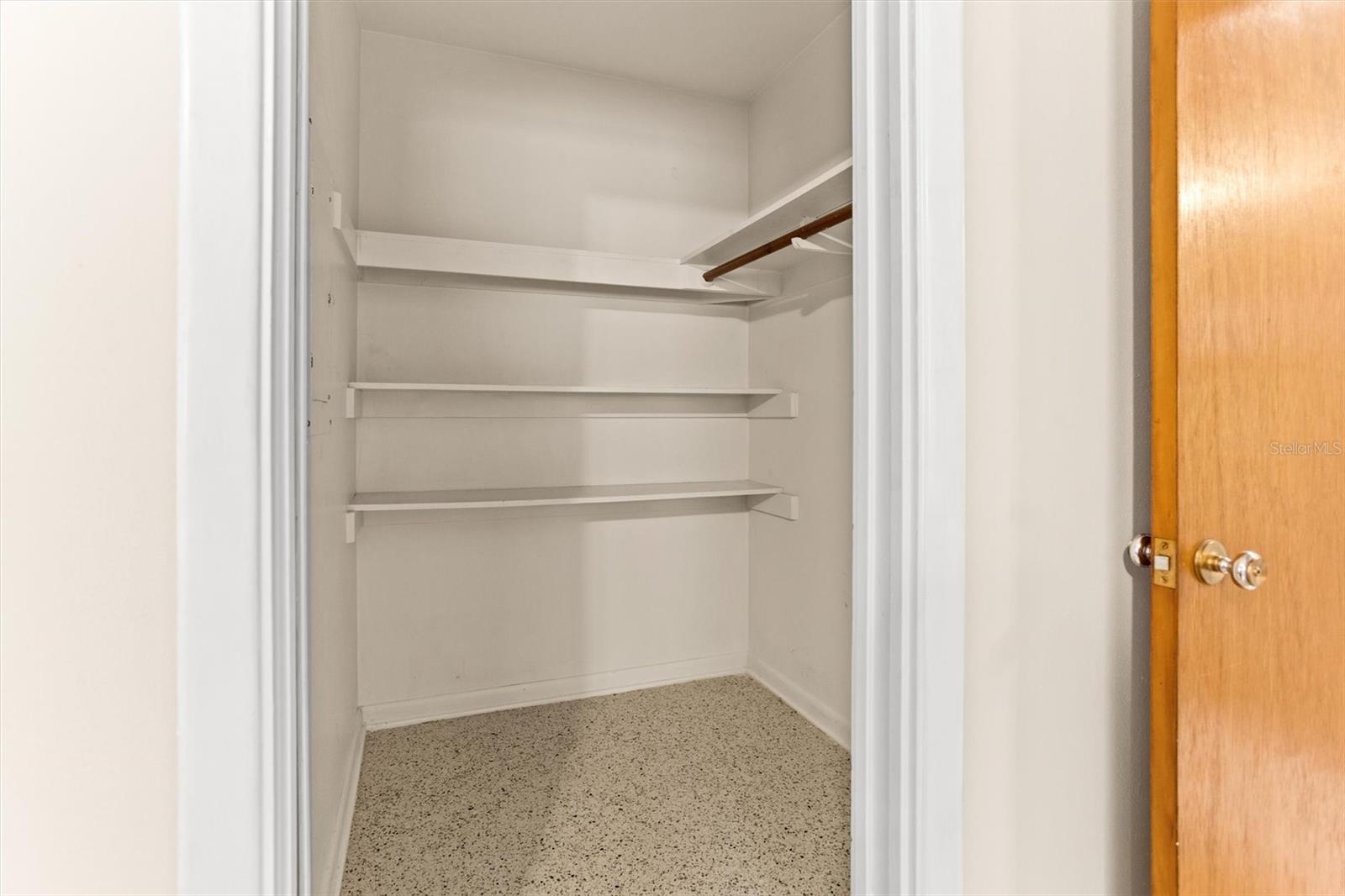 Walk-In closet in Bedroom #2.