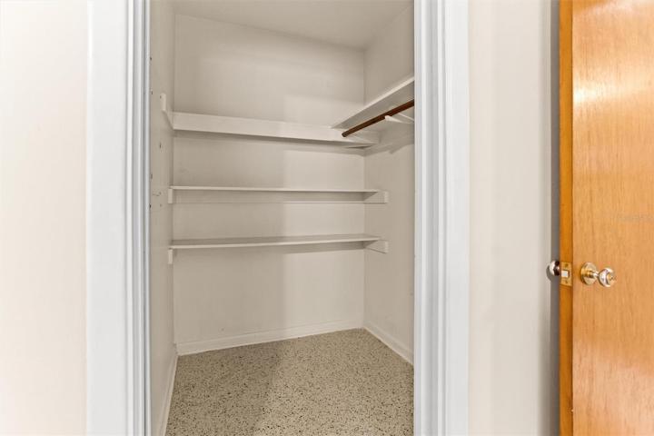 Walk-In closet in Bedroom #2.