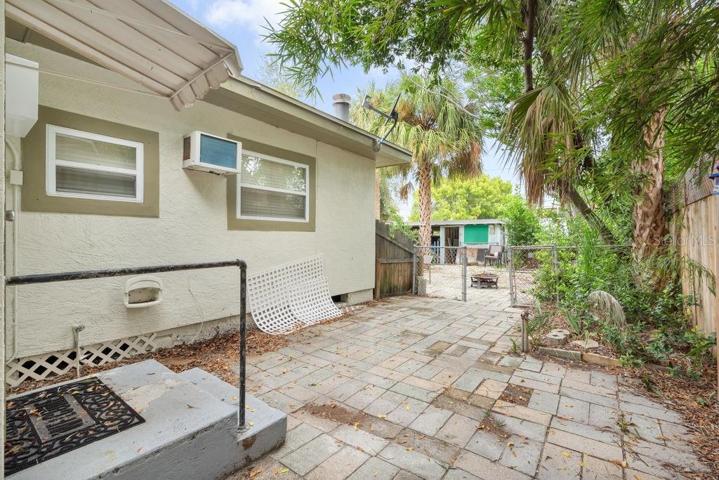 Pathway to Rear Patio