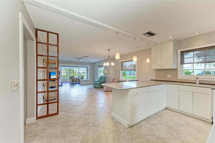 Totally open kitchen