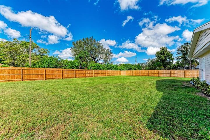 Lot .48 acres with new wood privacy fenced installed this year.