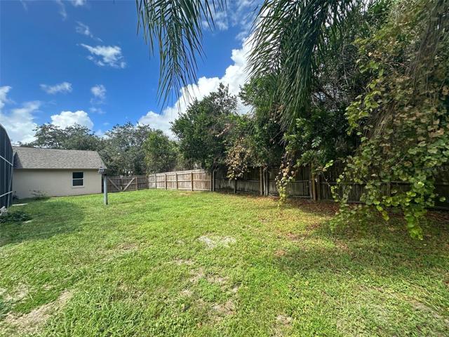Nice yard almost 1/2 acre