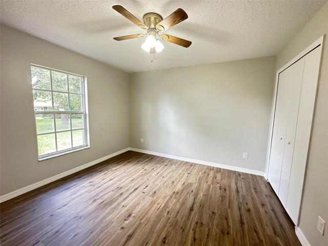 Bedroom 3 overlooks front yard