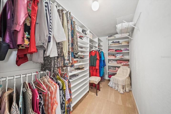 Master bedroom Walk-in closet.