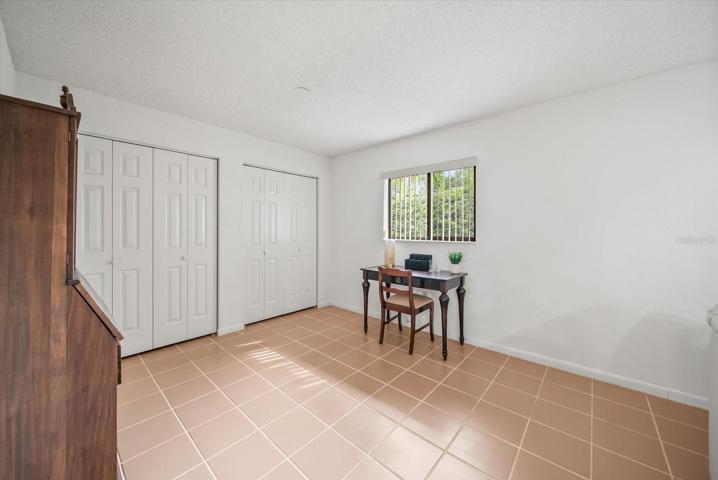 Office area in the family room area.