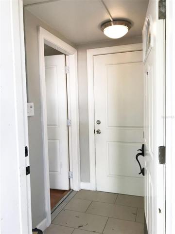 Foyer entrance from street, Apt B on left