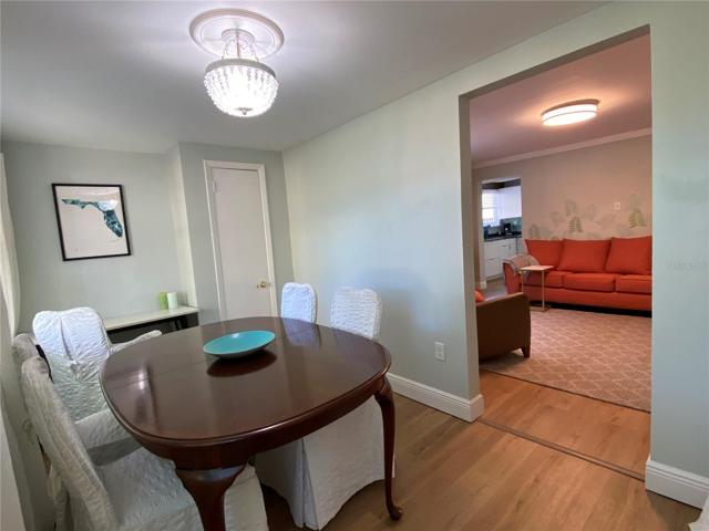 Dining looking into living area