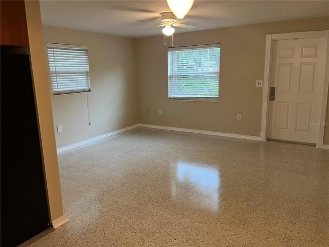 Entrance and living room