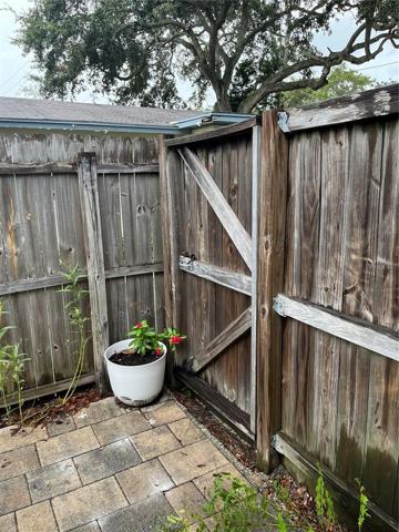 Gate to backyard