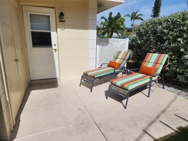 Private Back Patio
