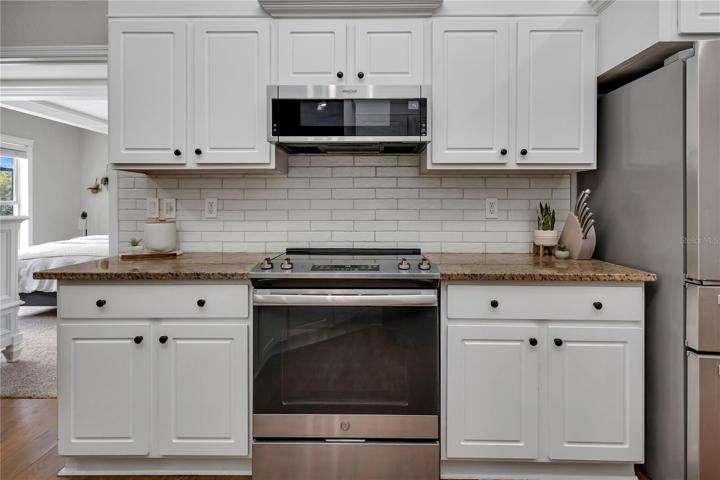 Low-profile modern upgraded appliances