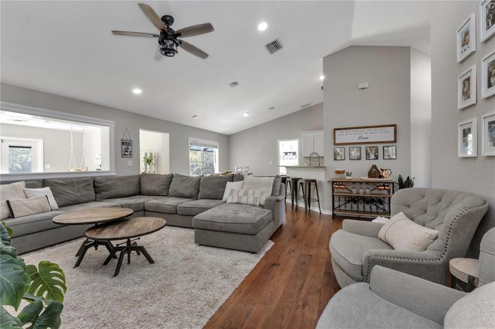 Vaulted ceilings