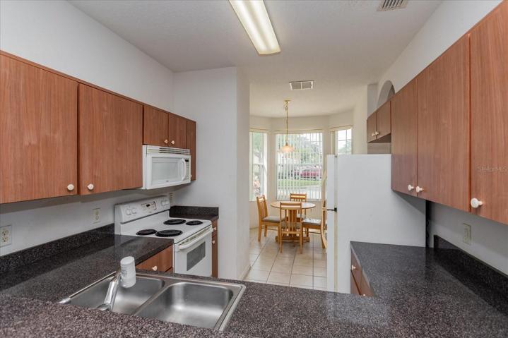 Kitchen showing eat-in