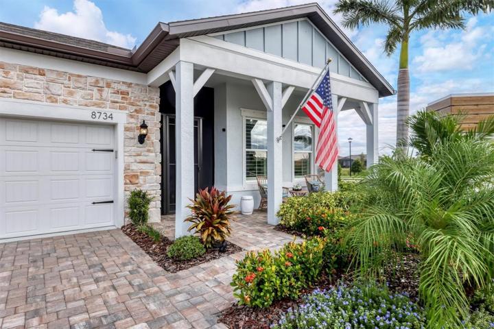 Love this coastal Craftsman elevation. Landscaping on this property has been greatly enhanced