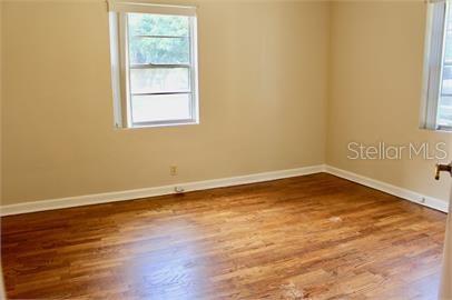 Stunning hardwood floors.