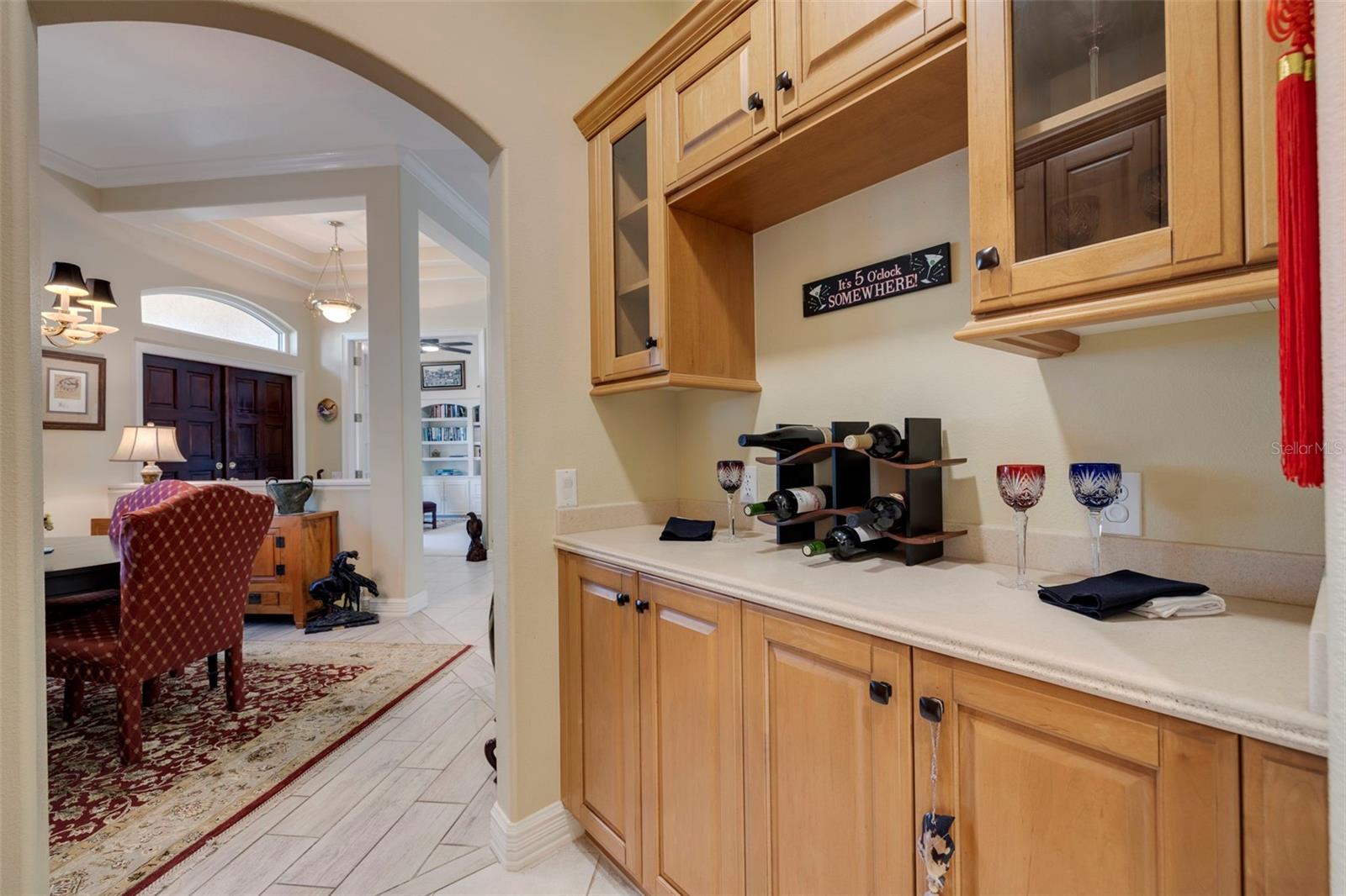 Serving Pantry or Wine/Coffee Bar