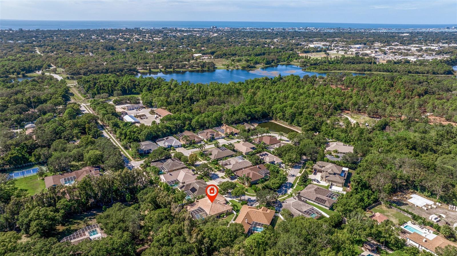 Park Place Estates looking  West