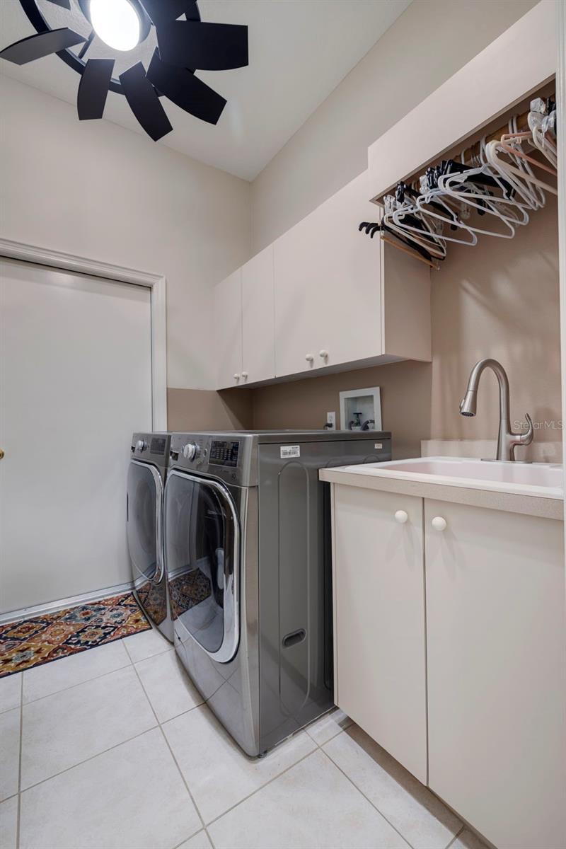 Inside laundry Washer and Dryer units convey