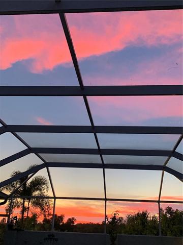 Sunset captured by the seller