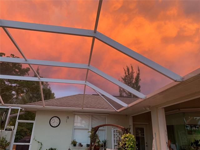 Sunset captured by the seller