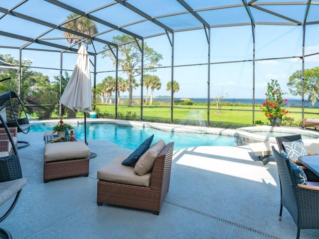 Lanai and pool
