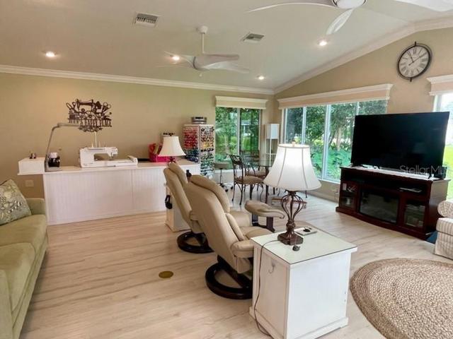 This sewing area will be removed for even more space!