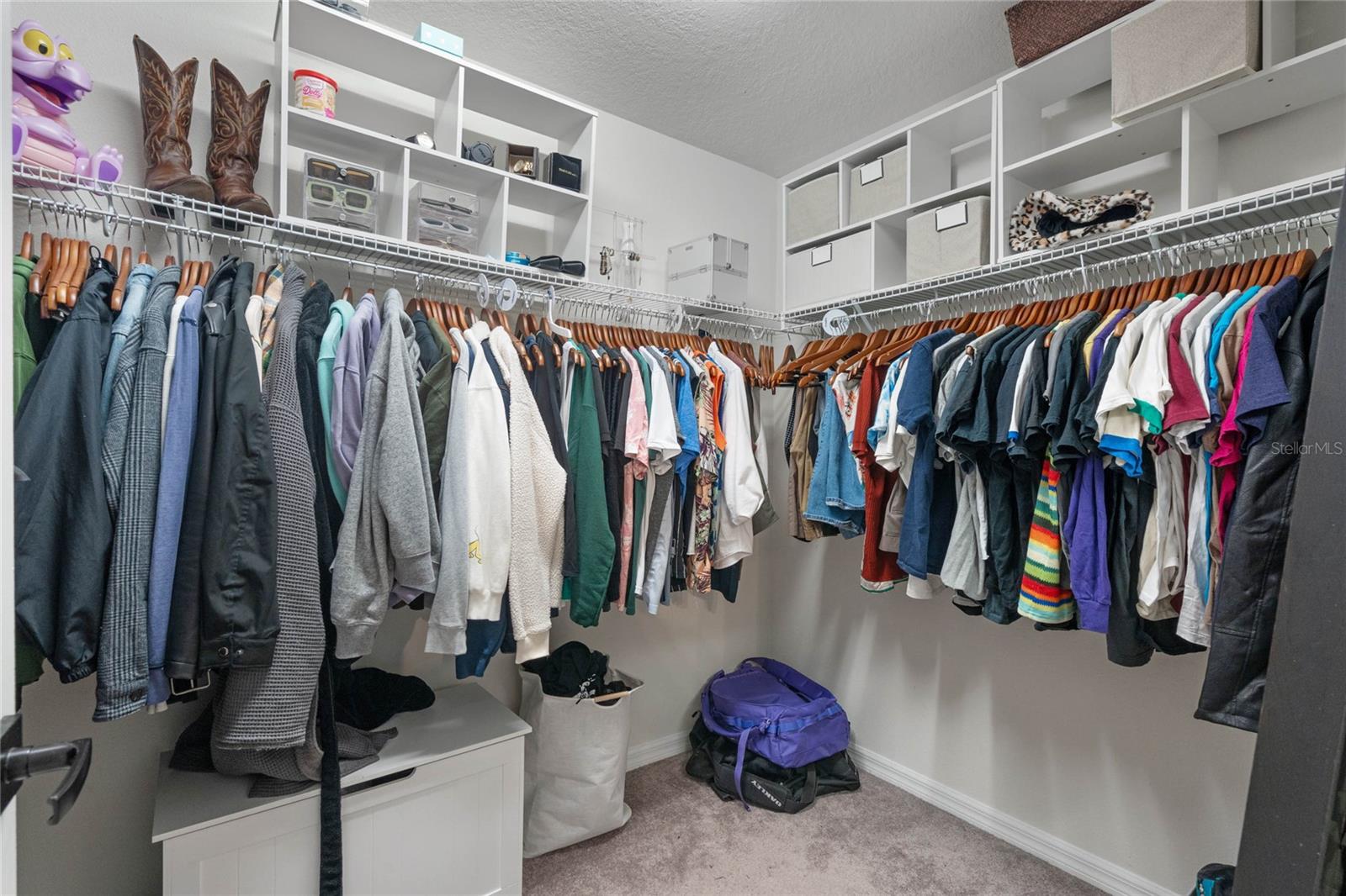 Primary closet