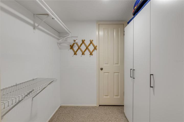 Walk in closet.