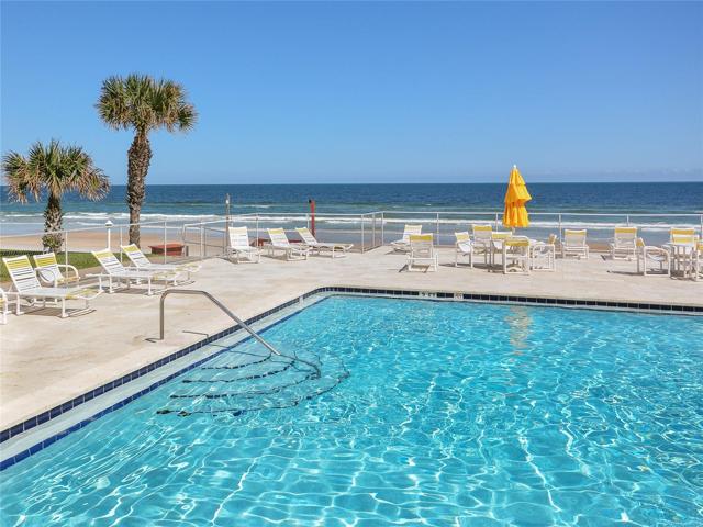 Geothermal heated ocean front swimming pool.