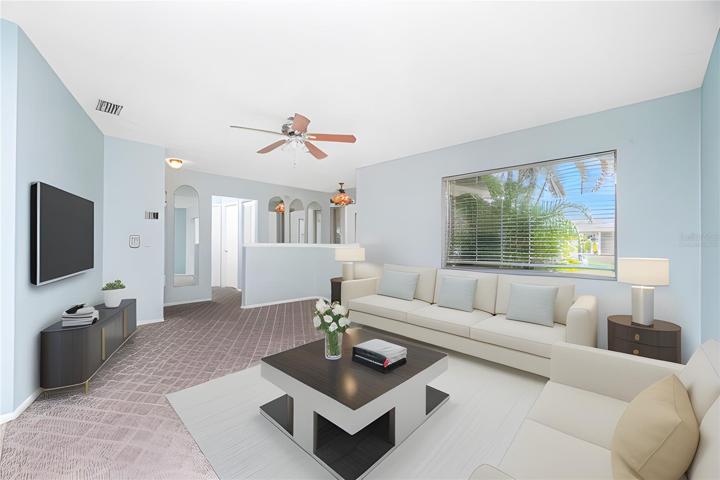 Living Room - Virtually Staged